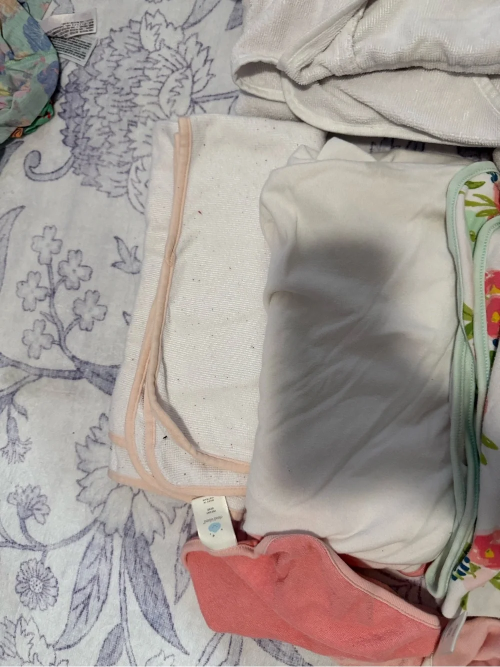 Lot of Baby Girl bath towels -